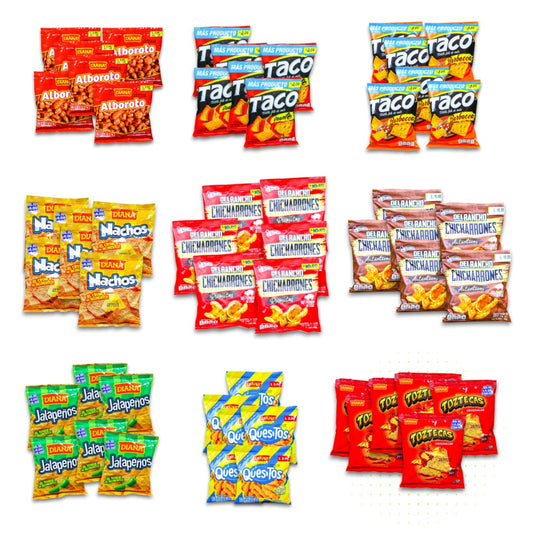 Mega Mix Churros Box - 162 unidades