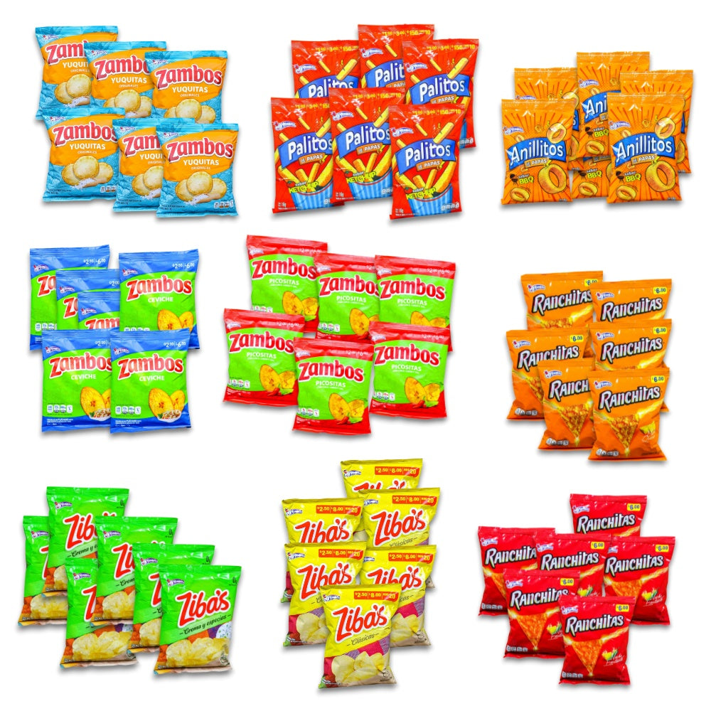 Mega Mix Churros Box - 162 unidades