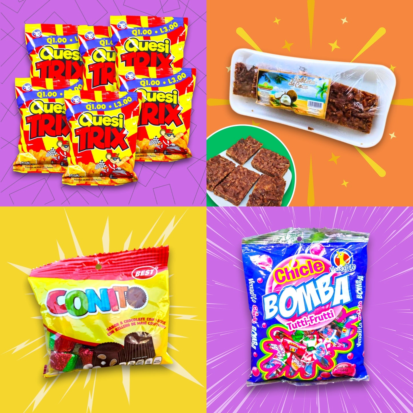 BOX CATRACHO PRIME – El tesoro definitivo de sabores catrachos. Contiene 60 productos (200u)