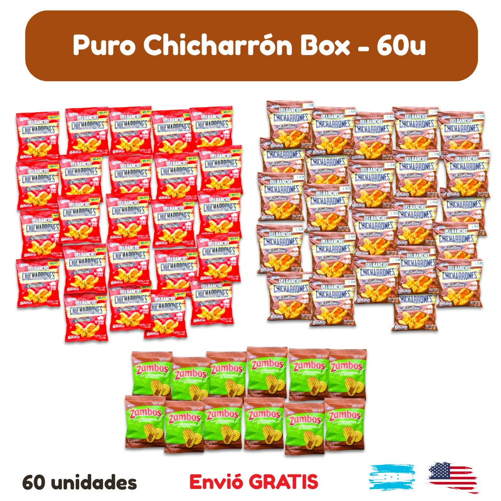 Puro Chicharrón Box – 60 unidades