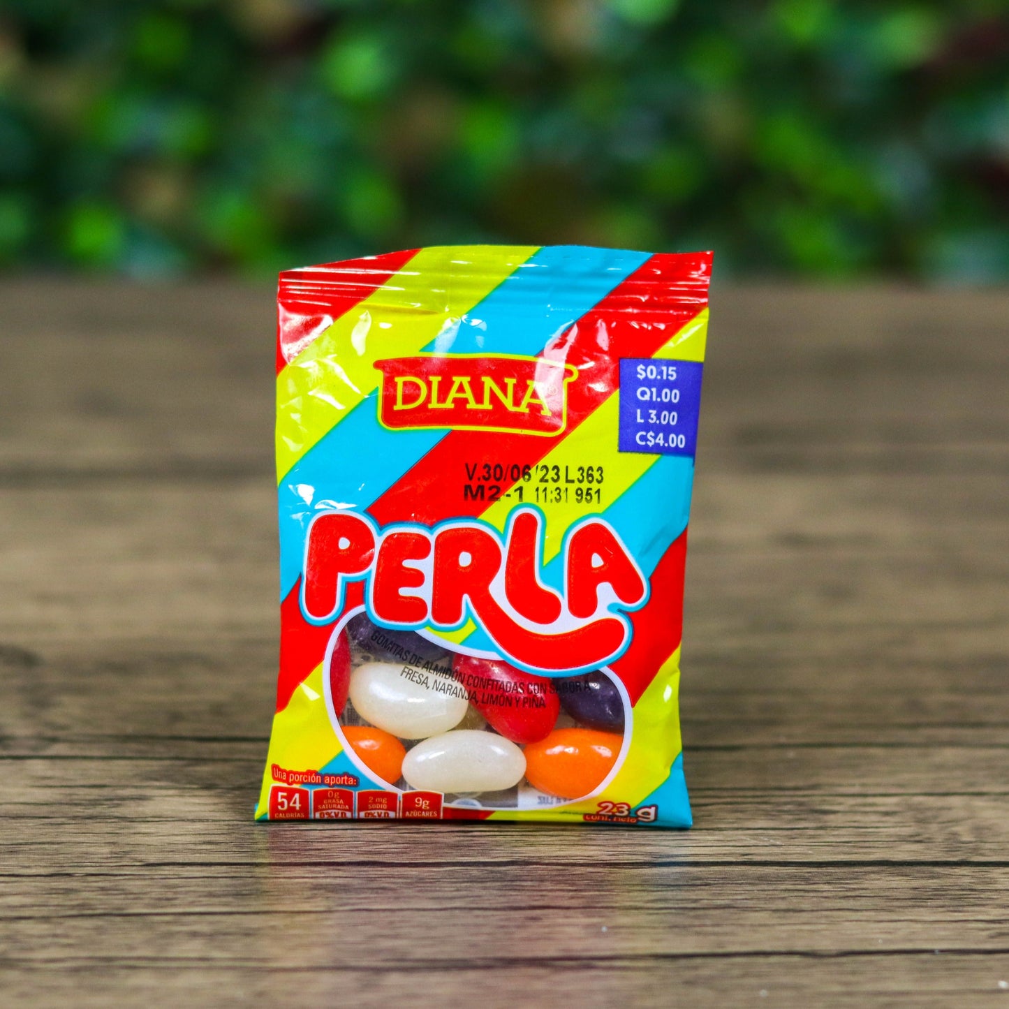 Caramelos Perla de Diana. (6 unidades). Tamaño pequeños. 23g. Diana