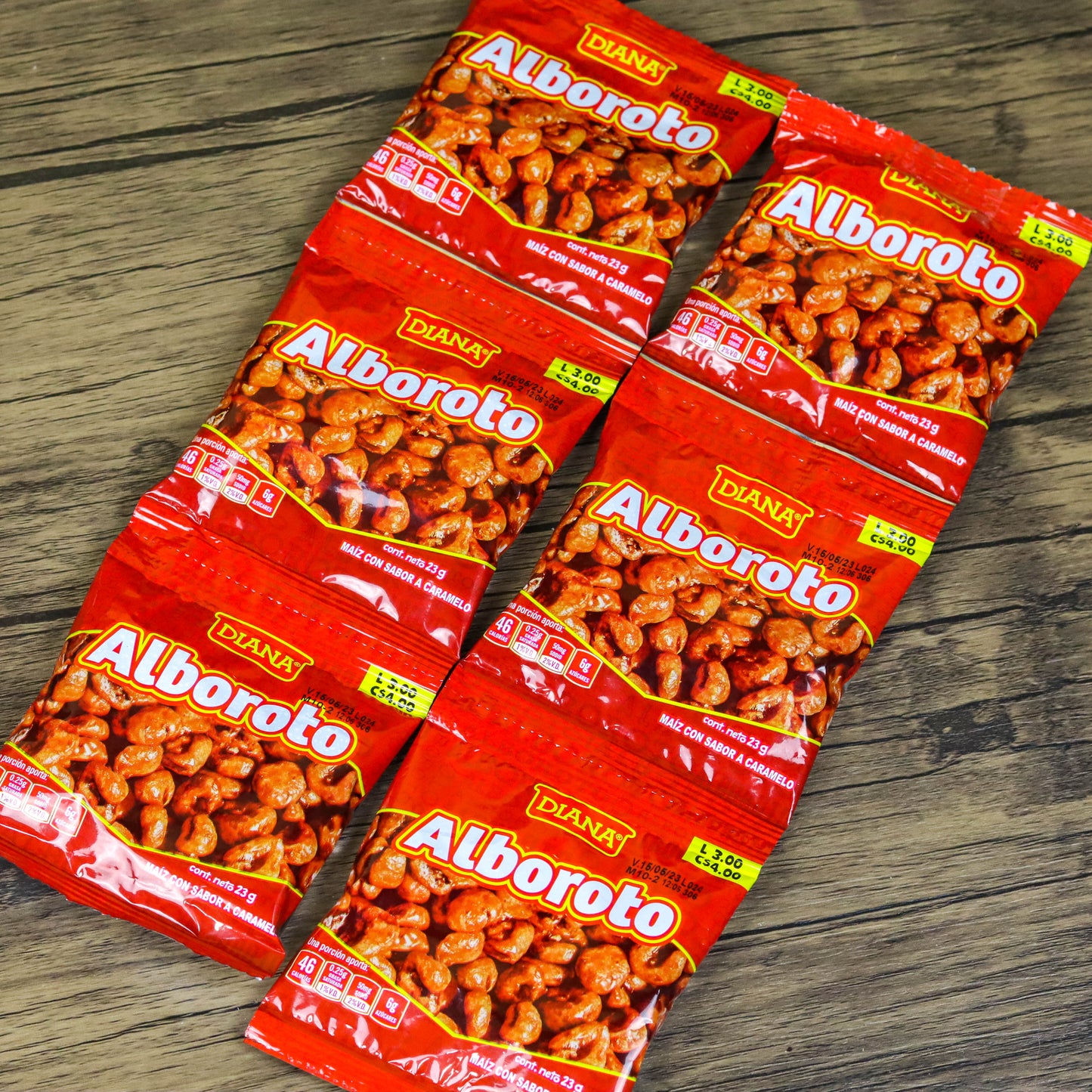 Churro Alboroto. (6 unidades). 23g. Diana