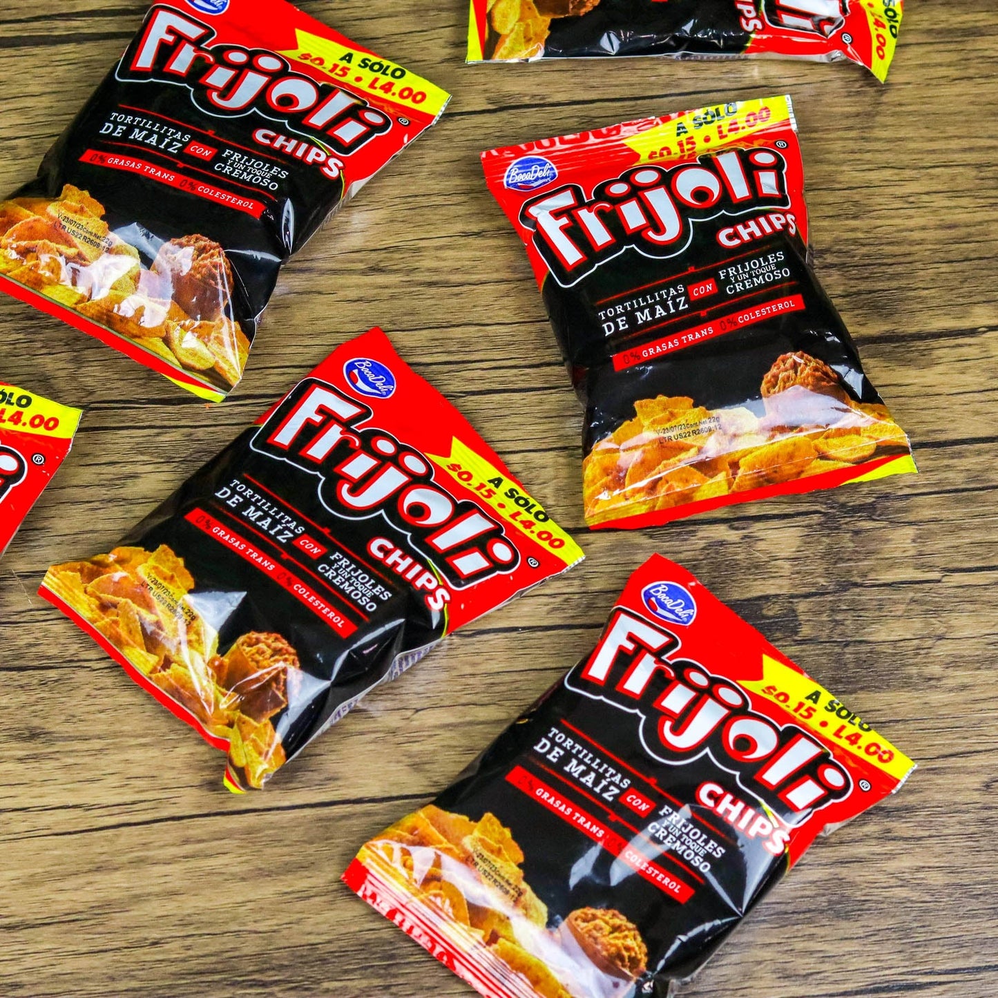Churros Frijoli pequeños. (6 unidades). 22g. Bocadeli