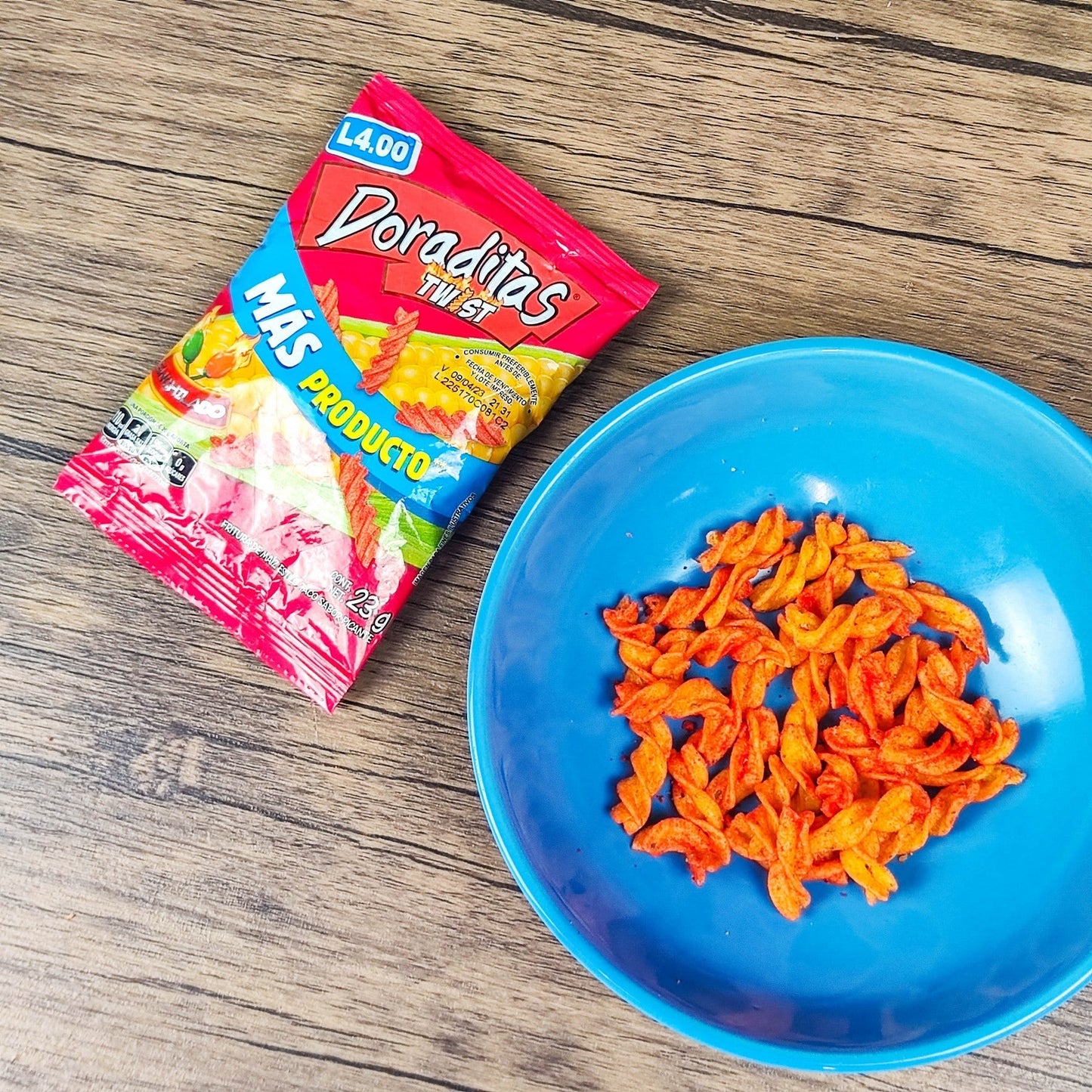 Doraditas Twist. (6 unidades). Churros pequeños. 23g. Frito-Lay