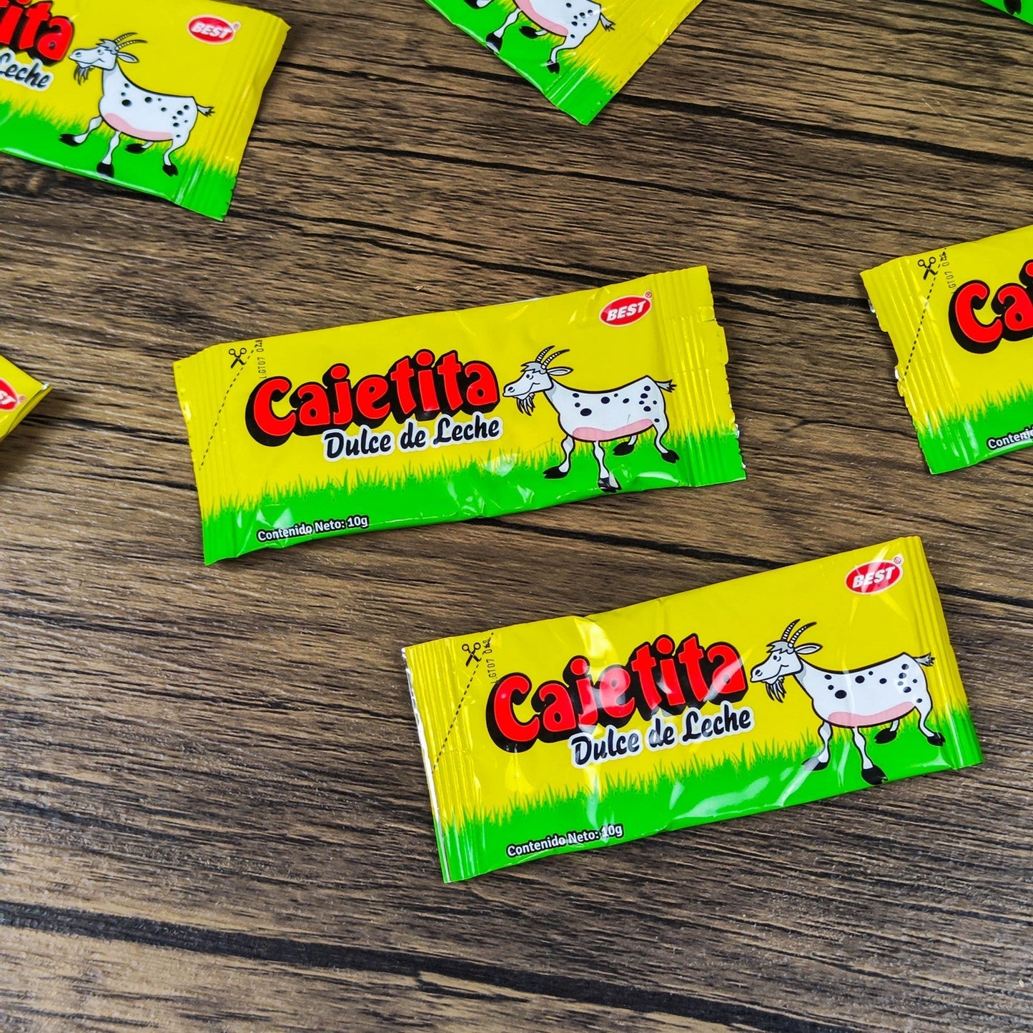 Cajetita dulce de leche. (24 unidades). 10g. Best