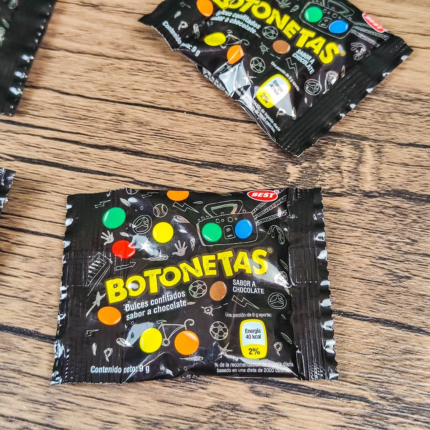 Botonetas. (6 unidades). 9g. Best