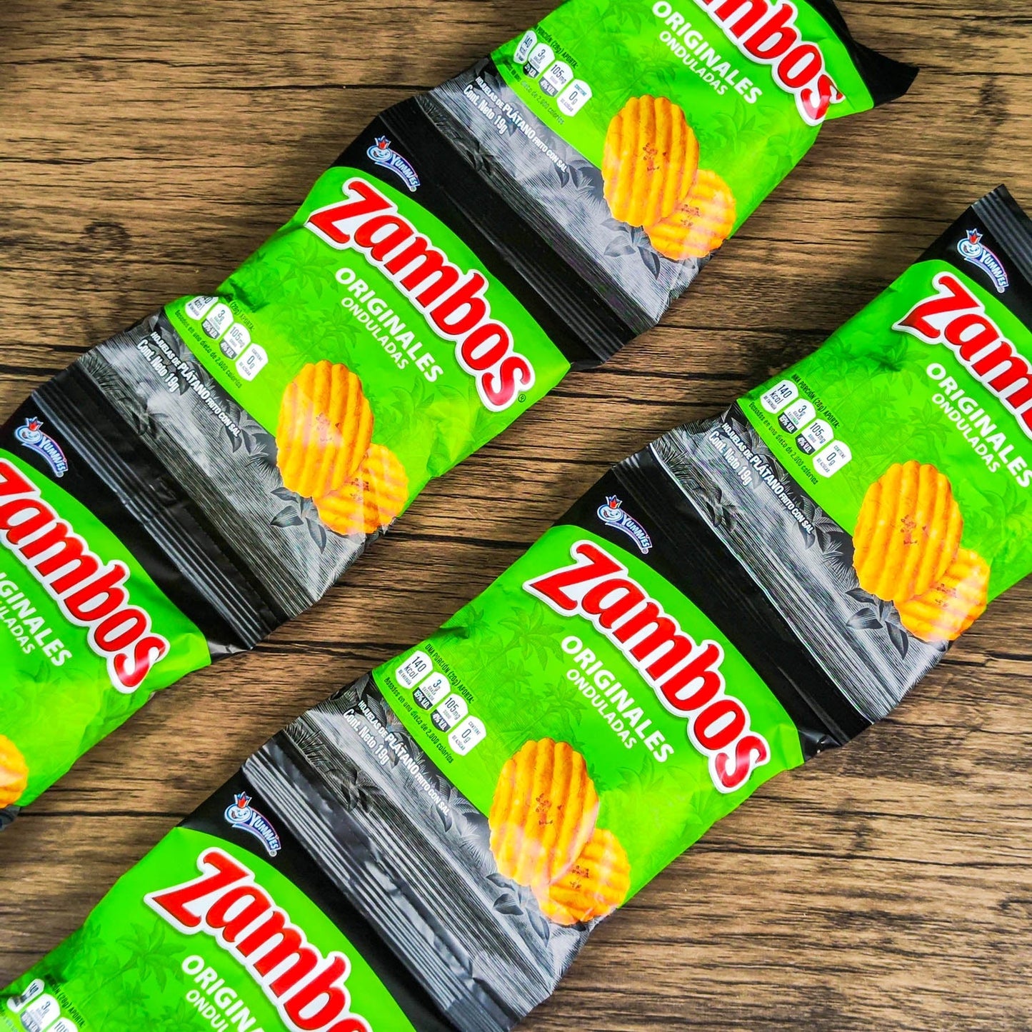 Zambos. (6 unidades). Churros pequeños. 19g. Yummies