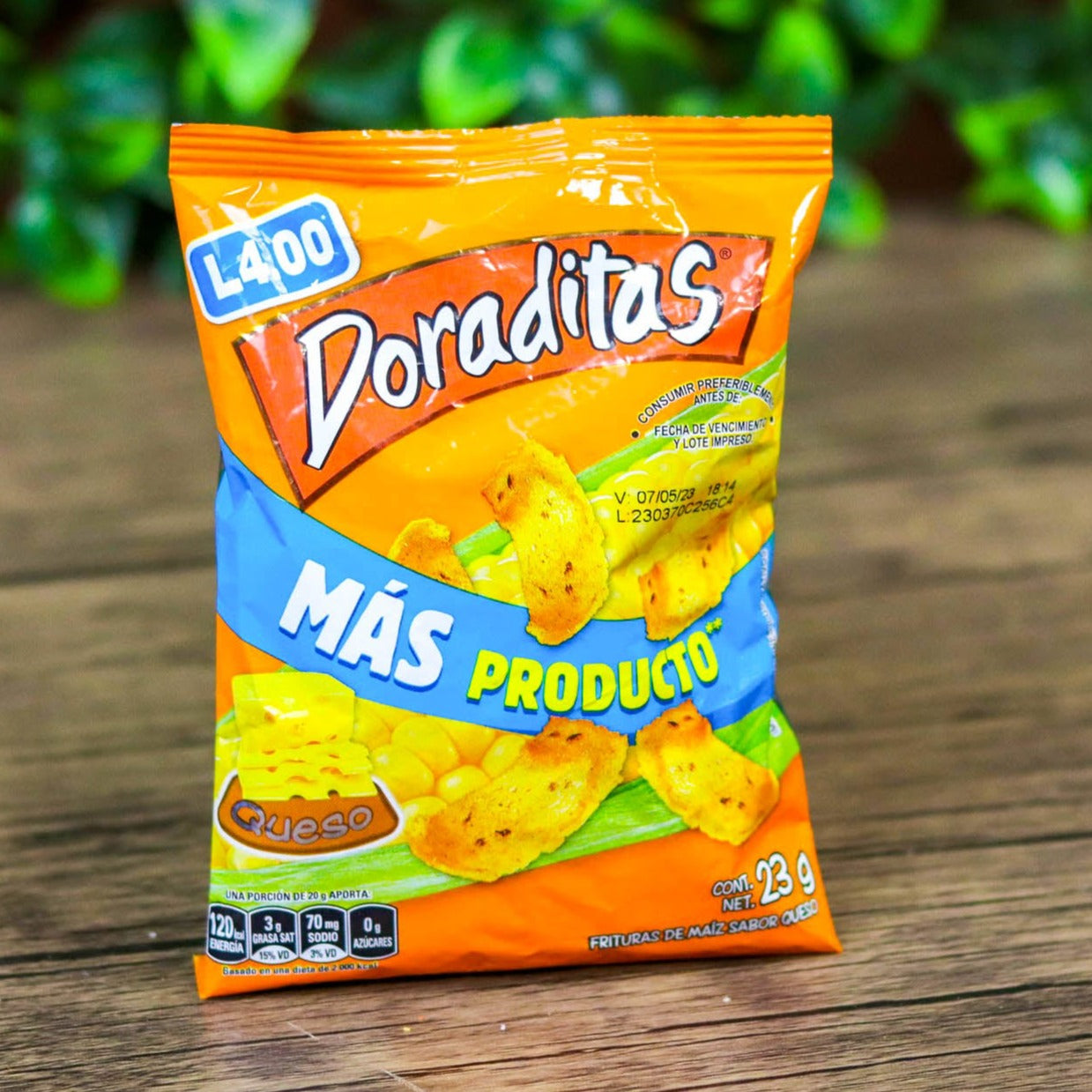 Doraditas. (6 unidades). Churros pequeños. 23g. Frito-Lay