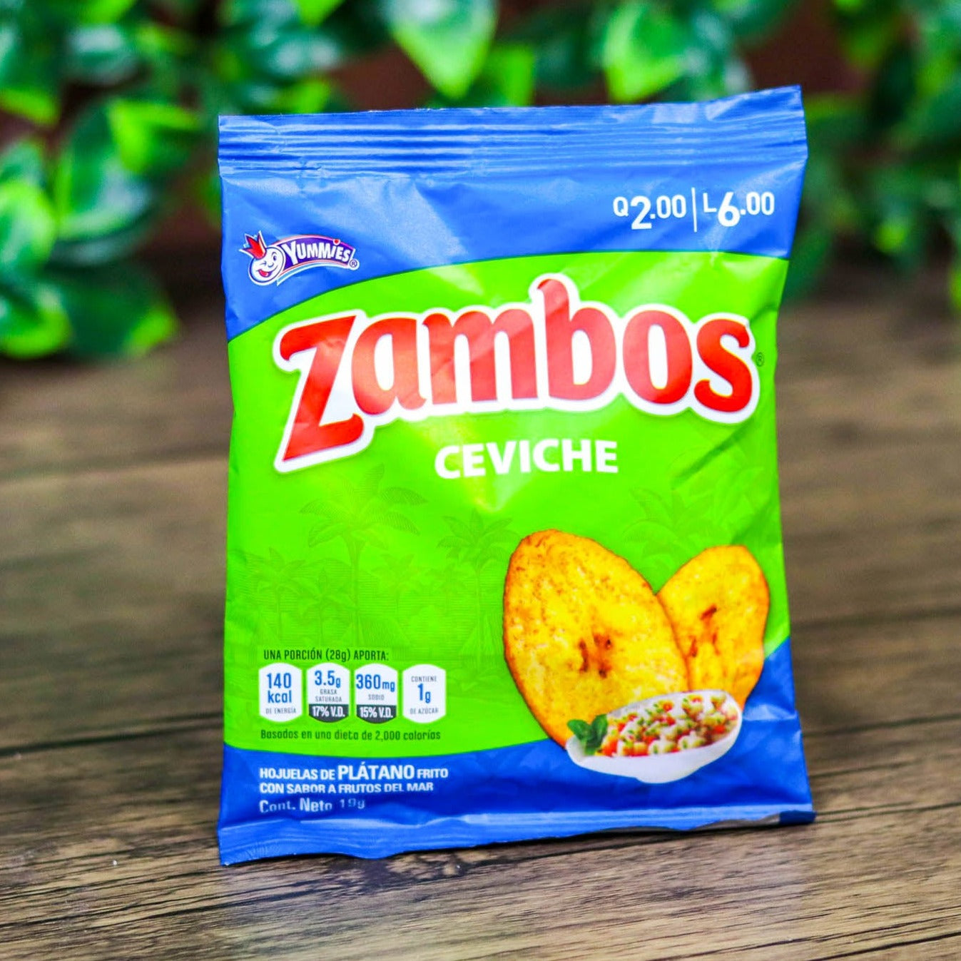 Zambos. (6 unidades). Churros pequeños. 19g. Yummies