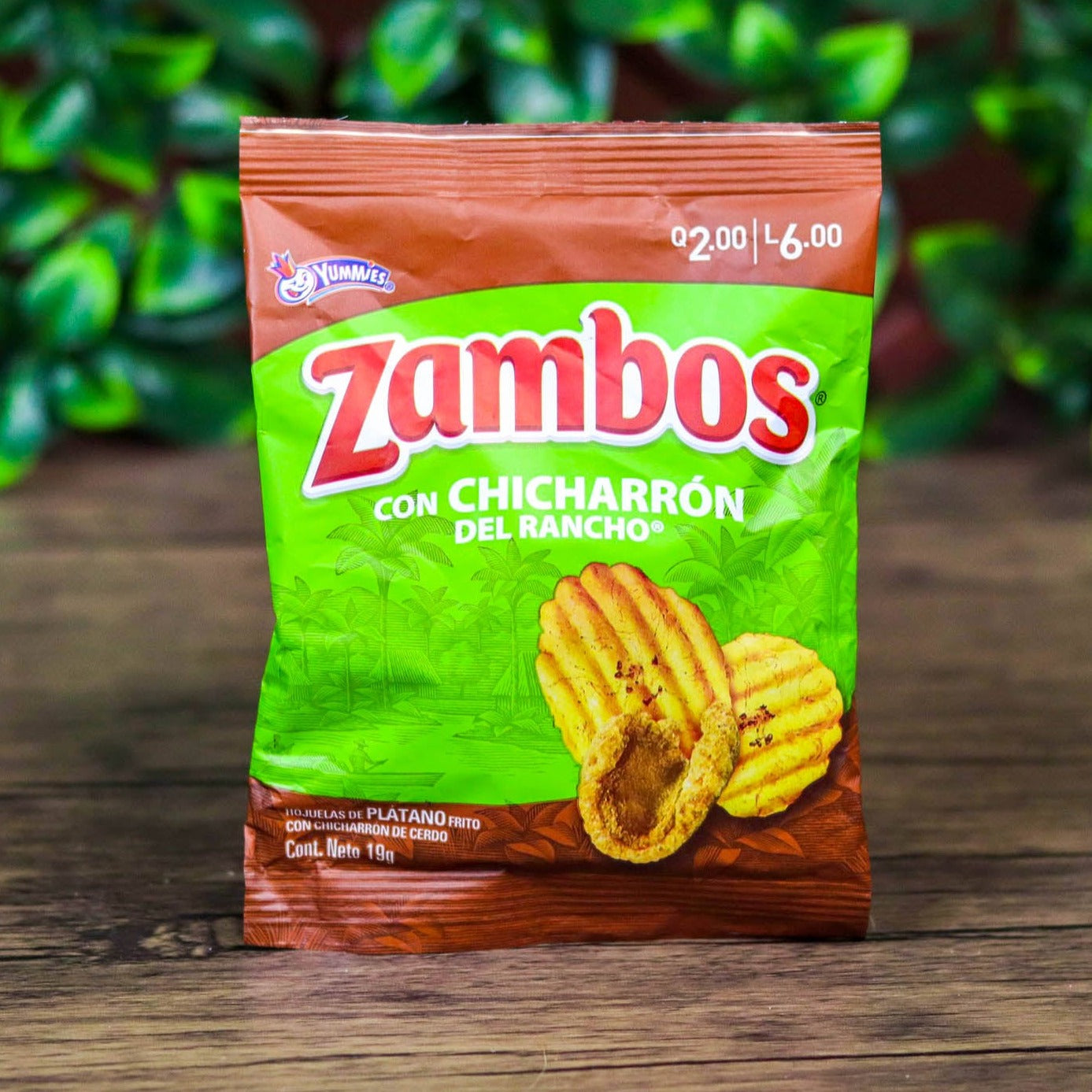 Zambos. (6 unidades). Churros pequeños. 19g. Yummies