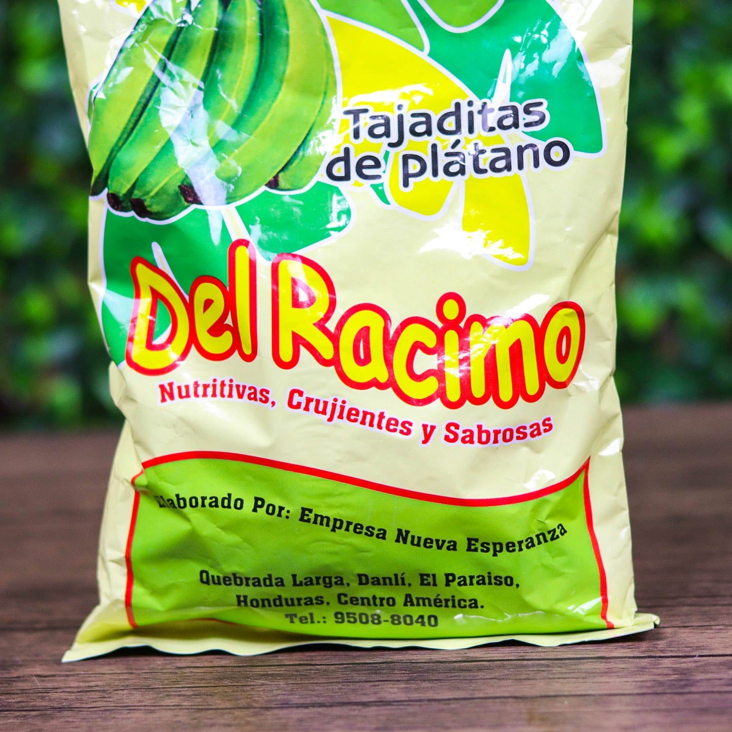 Churro Del Racimo. Tajaditas de platano. 185g. Empresa nueva esperanza (1 unidad)