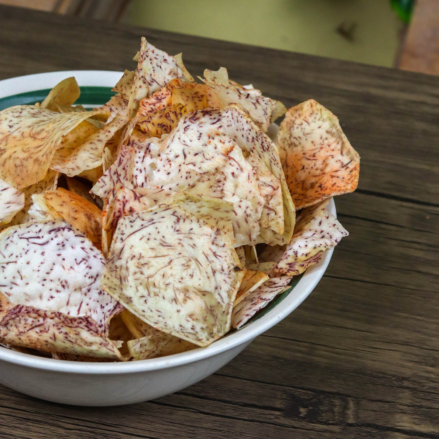 Tajadas de Malanga con Chile, limon y sal. Bolsa Grande. 230g (1 unidad)