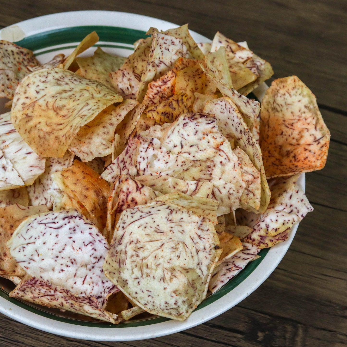 Tajadas de Malanga con Chile, limon y sal. Bolsa Grande. 230g (1 unidad)