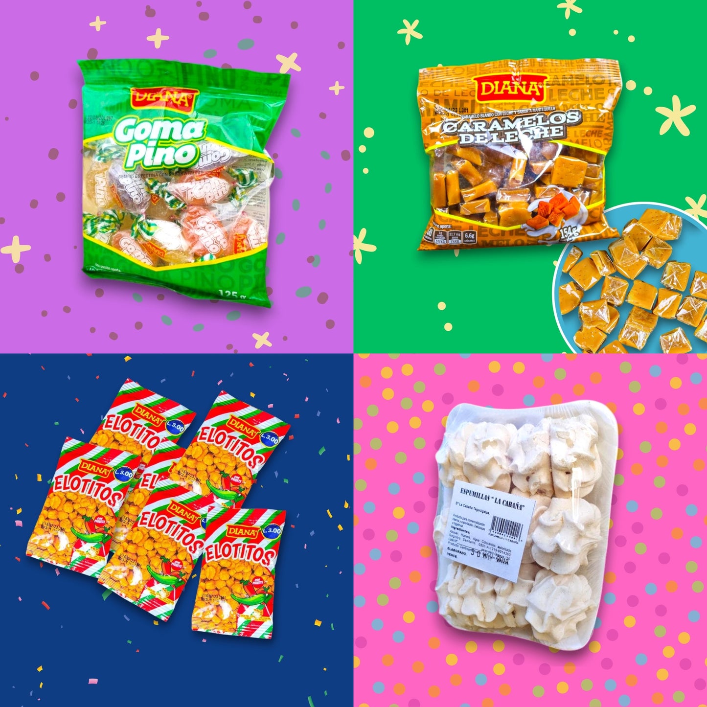 BOX CATRACHO PRIME –  El tesoro definitivo de sabores catrachos. Contiene 60 productos (200u)