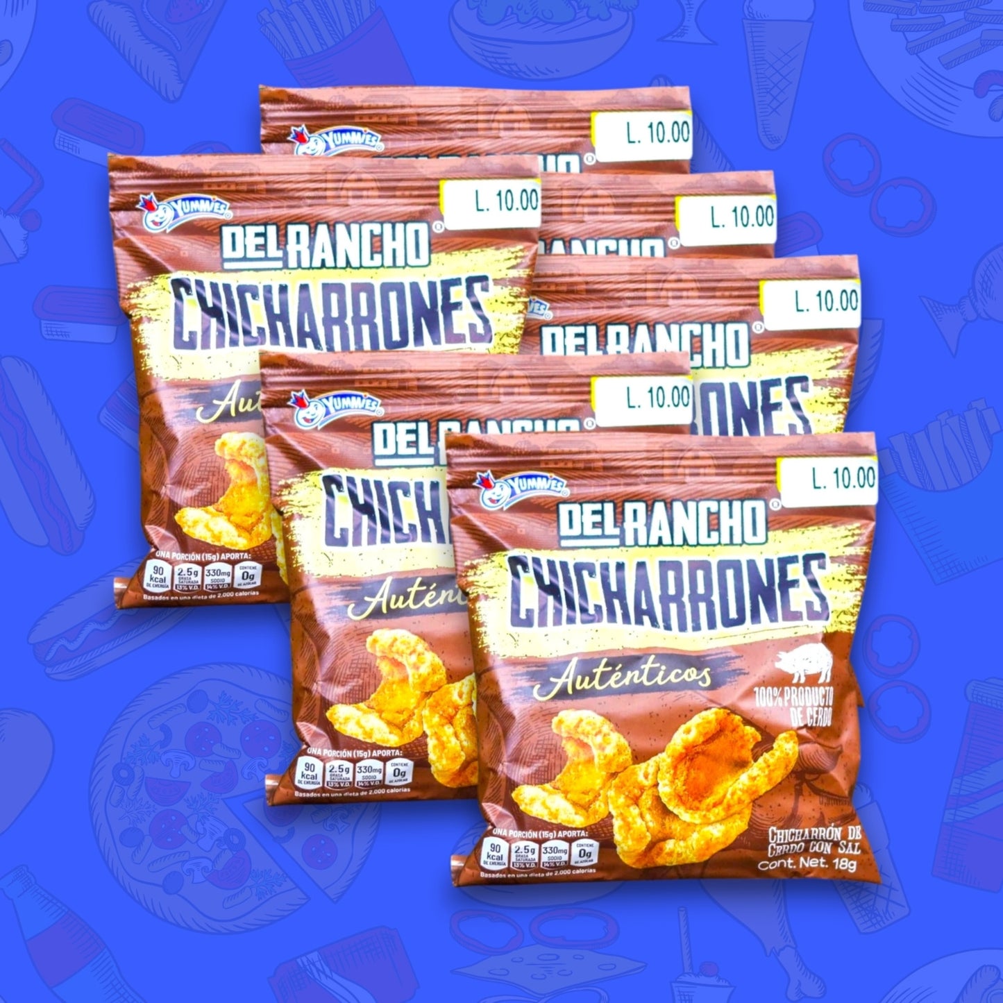 BOX CATRACHO PRIME –  El tesoro definitivo de sabores catrachos. Contiene 60 productos (200u)