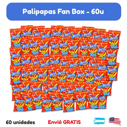 Palipapas Fan Box - 60 unidades