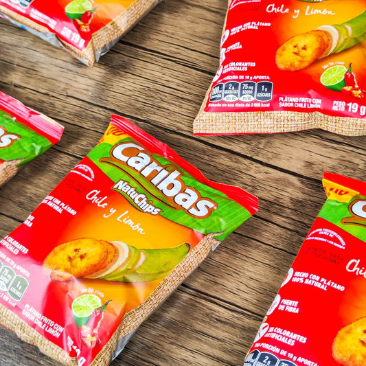 Caribas pequeños. (6 unidades). (Ahora llamados NatuChips). 19g. Frito Lay
