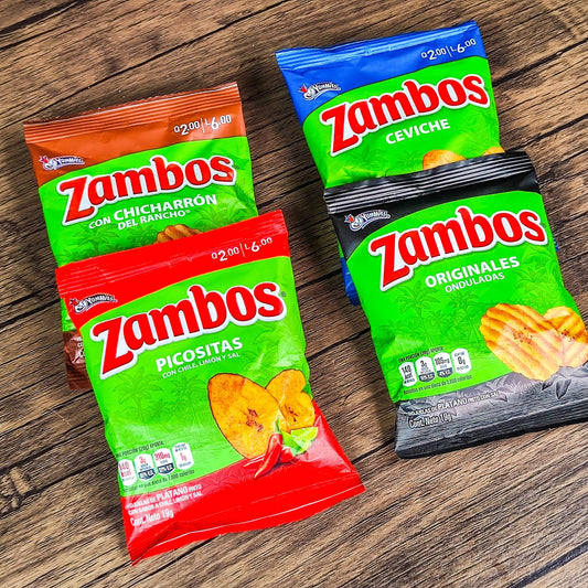 Zambos. (6 unidades). Churros pequeños. 19g. Yummies