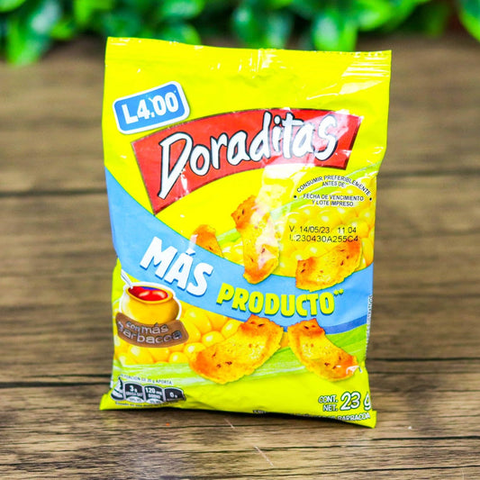 Doraditas. (6 unidades). Churros pequeños. 23g. Frito-Lay