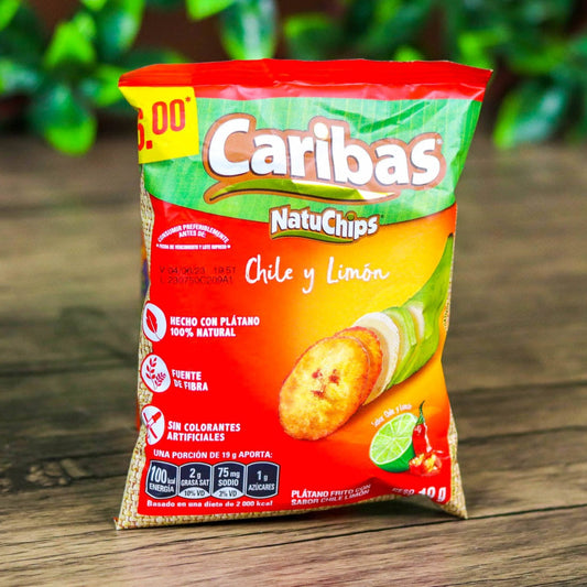Caribas pequeños. (6 unidades). (Ahora llamados NatuChips). 19g. Frito Lay