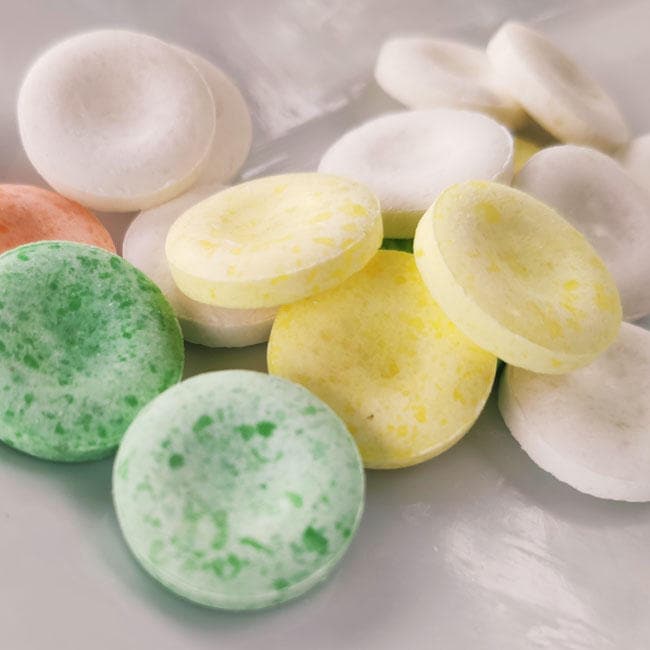 Pastillas de Menta y de Frutas Diana. 13g. (6 unidades)