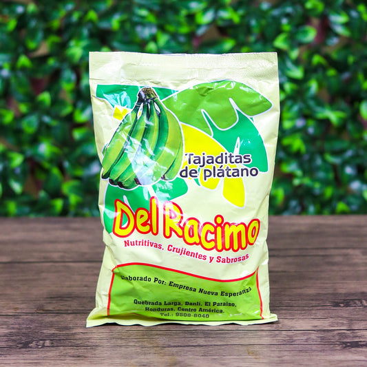 Churro Del Racimo. Tajaditas de platano. 185g. Empresa nueva esperanza (1 unidad)
