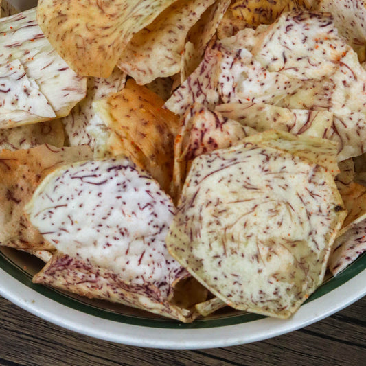 Tajadas de Malanga con Chile, limon y sal. Bolsa Grande. 230g (1 unidad)
