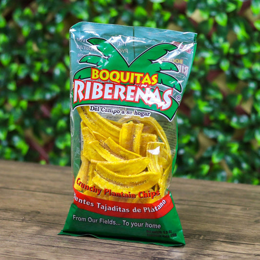 Boquitas Ribereñas. Tajaditas de platano. Tamaño Grande. 170 g. Ribereñas (1 unidad)